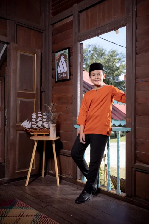 Kids Size – Brick Orange