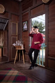 Kurta Gorilla Kids Size - Burgundy - Image 4