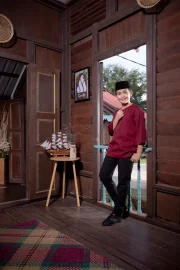 Kurta Gorilla Kids Size - Burgundy - Image 2